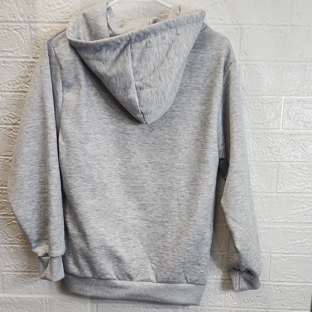 Gray Graphic Hoodie - Picture 4 of 4